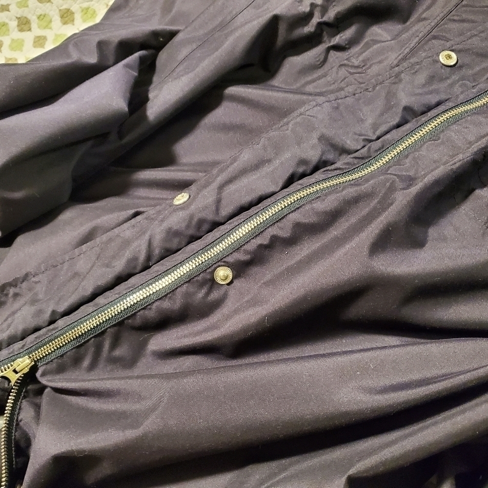 Lands End lightweight navy blue jacket - Suze Large - Picture 5 of 7